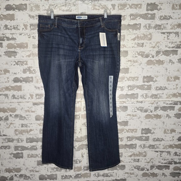 Old Navy Denim - NWT Old Navy Jeans Womens 22 Plus Medium Blue Wash Stretch Denim Bootcut